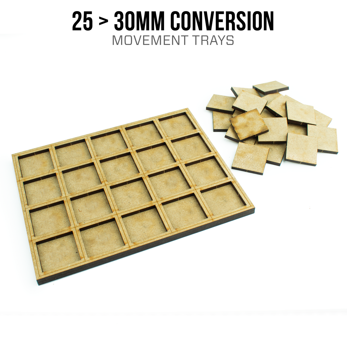 25 > 30mm Adapter Movement Trays