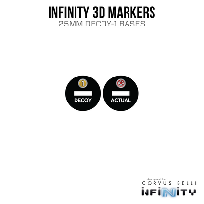 Infinity 3D Markers: Vassily Plushenko (2x 25mm Camo -3, Decoy -1)