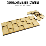 25mm Skirmisher (Screen) Movement Trays