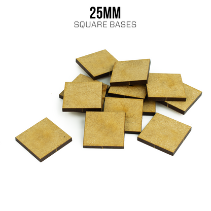 25mm Square Bases