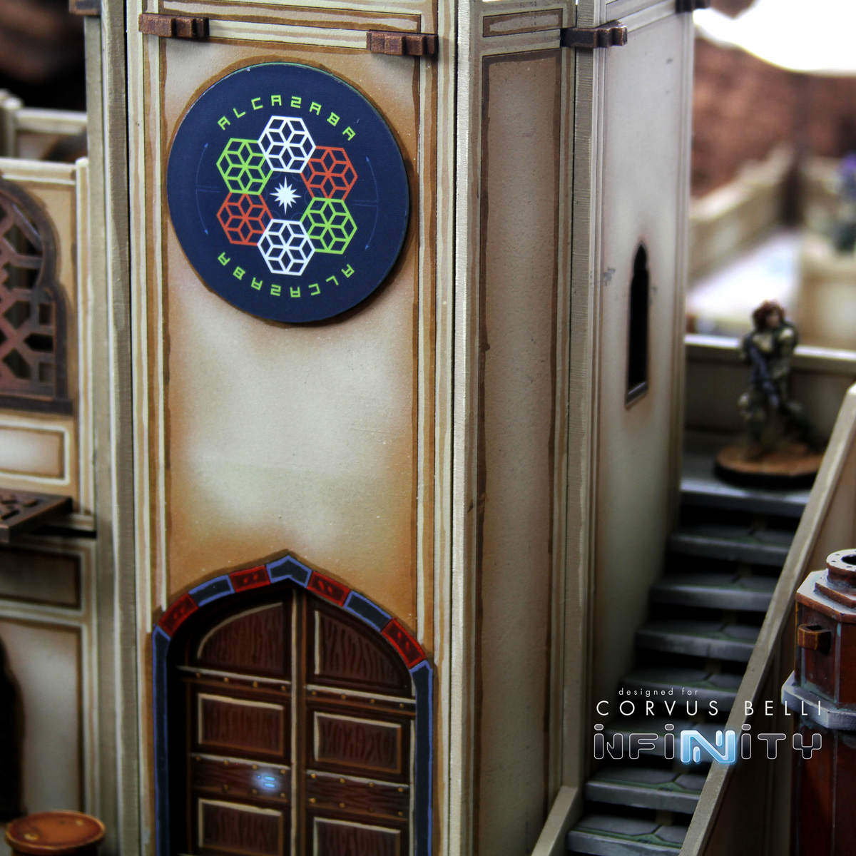 Alcazaba Communication Center— Bare MDF