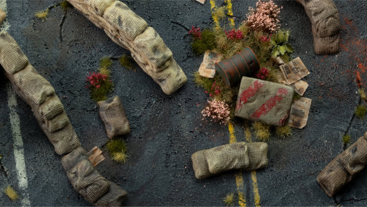Gamers Grass - Basing Bits - Sandbag Barricades
