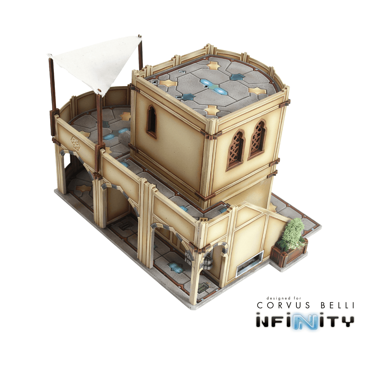Alcazaba Commercial Building— Bare MDF