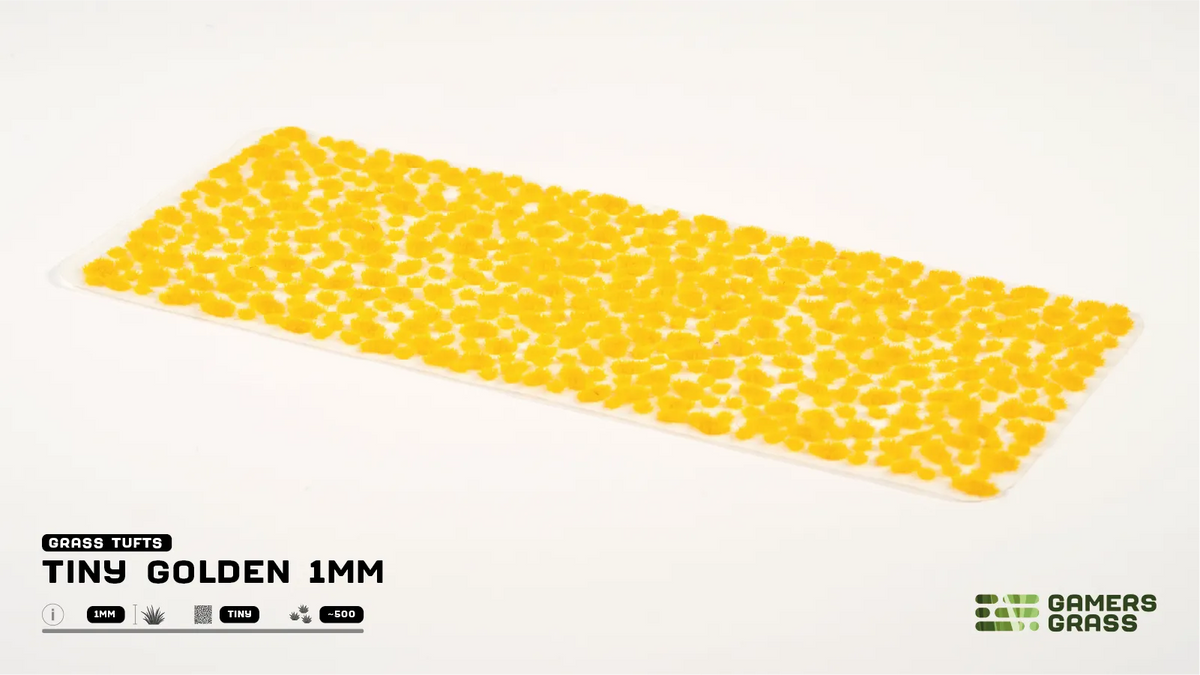 Gamers Grass | Tiny Tufts | Golden (1mm)