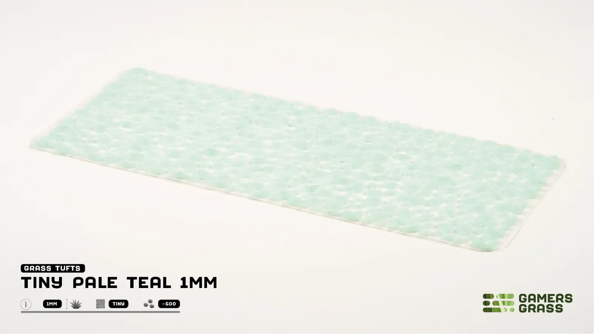 Gamers Grass | Tiny Tufts | Pale Teal (1mm)
