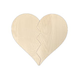 Trekell Broken Heart Panel - Wooden Painting Canvas
