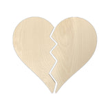 Trekell Broken Heart Panel - Wooden Painting Canvas
