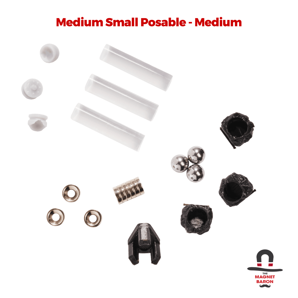3 Sets Inceptor Custom Medium Small Posable Magnetic Flight Stands - Medium