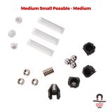 3 Sets Inceptor Custom Medium Small Posable Magnetic Flight Stands - Medium