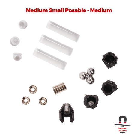 3 Sets Inceptor Custom Medium Small Posable Magnetic Flight Stands - Medium