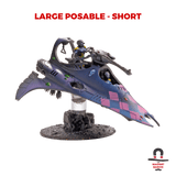 3 Sets Large Posable Magnetic Flight Stands