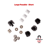 3 Sets Large Posable Magnetic Flight Stands