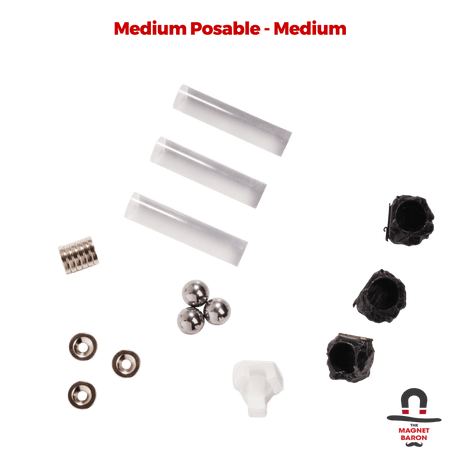 3 Sets Medium Posable Magnetic Flight Stands