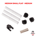 3 Sets Medium Small Flat Magnetic Flight Stands