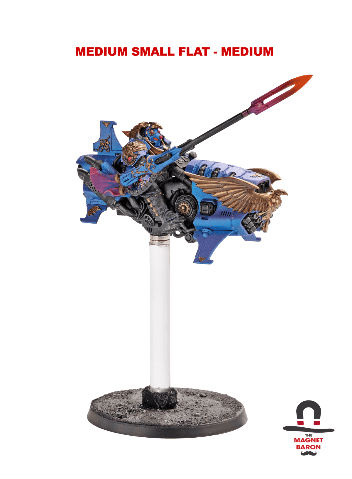 3 Sets Medium Small Flat Magnetic Flight Stands