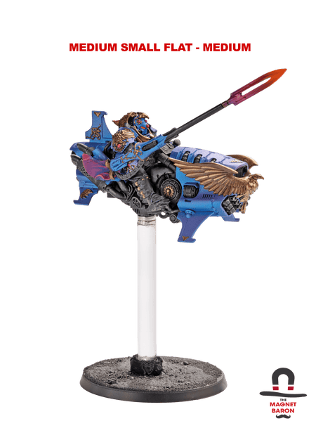 3 Sets Medium Small Flat Magnetic Flight Stands