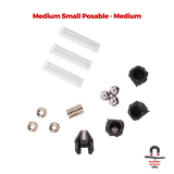 3 Sets Medium Small Posable Magnetic Flight Stands