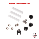 3 Sets Medium Small Posable Magnetic Flight Stands