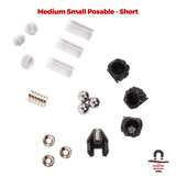 3 Sets Skywarden & Endrinrigger Custom Medium Small Posable Magnetic Flight Stands - Short