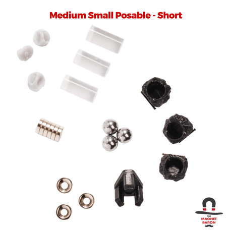 3 Sets Skywarden & Endrinrigger Custom Medium Small Posable Magnetic Flight Stands - Short
