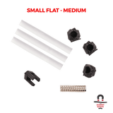 3 Sets Small Flat Magnetic Flight Stands