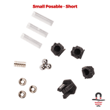3 Sets Small Posable Magnetic Flight Stands
