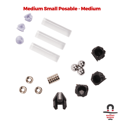 3 Sets Suppressor Custom Medium Small Posable Magnetic Flight Stands - Medium