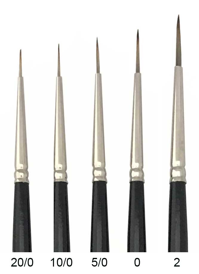 Trekell Spectrum Long Handle Artist Brushes | Versatile Synthetic Bristles