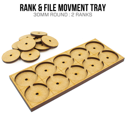 30mm Circle Movement Trays