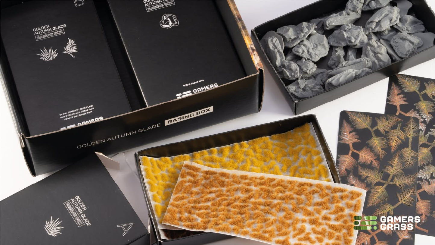 Gamers Grass - Basing Box - Golden Autumn Glade