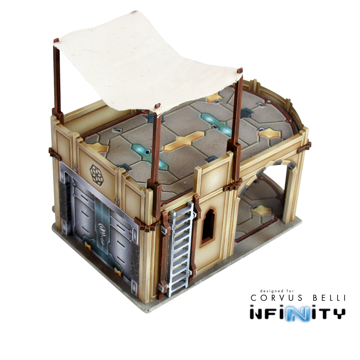 Alcazaba Utility Buildings — Bare MDF
