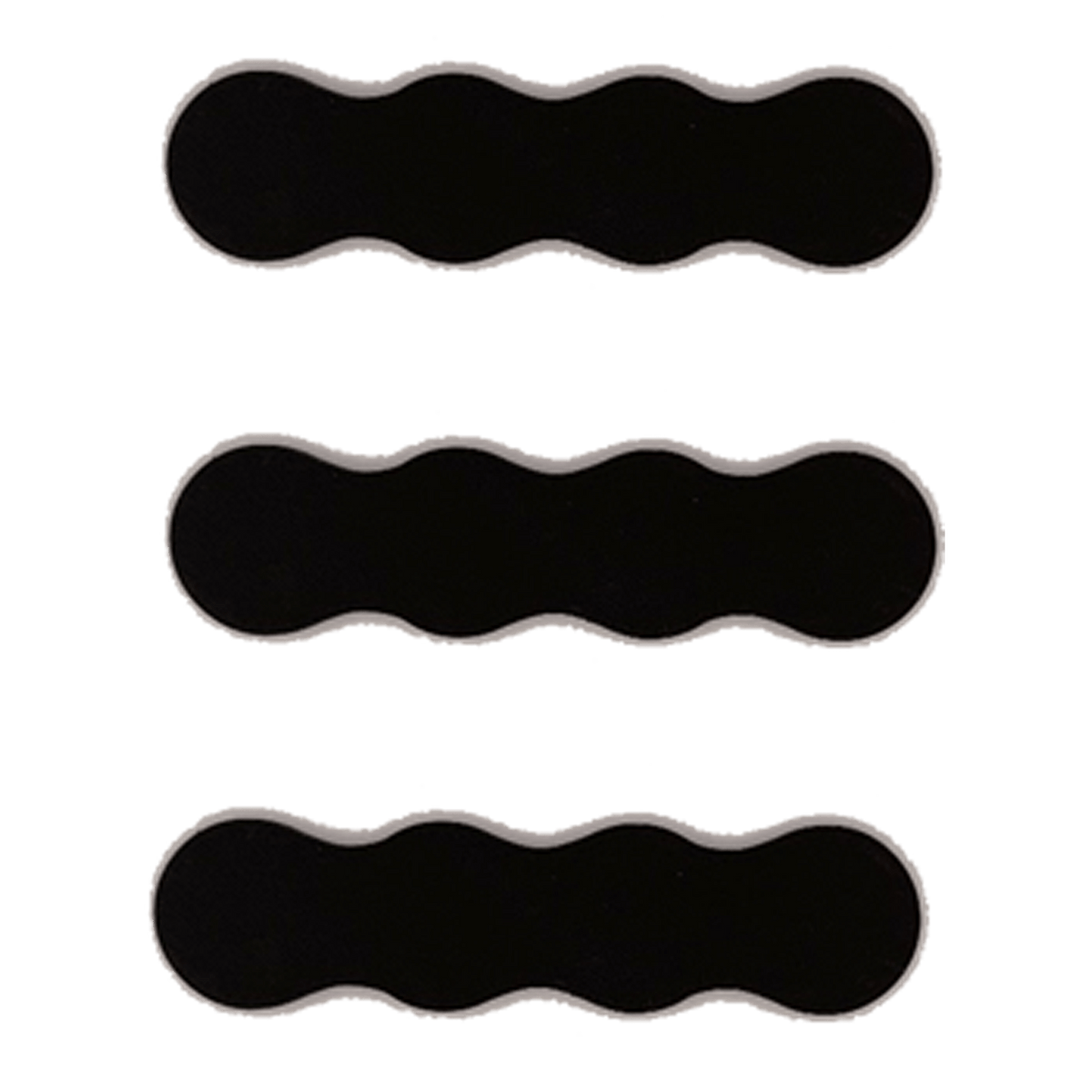 3pcs 4-Man Straight Plasteel & Adhesive Movement Tray