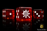 Cogs of Chaos Dice - Blood Red