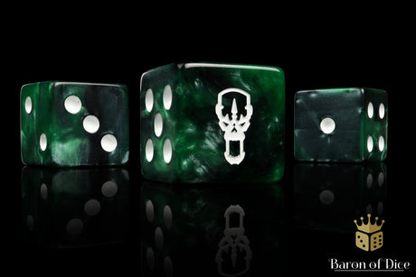 Tainted Knight Dice - Green