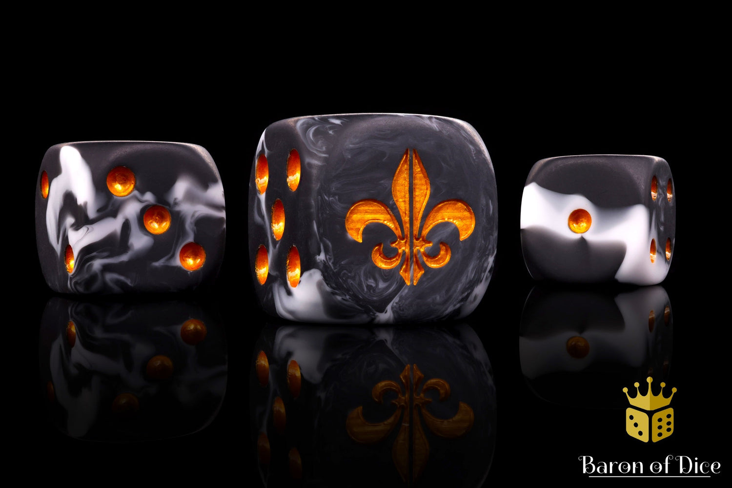 Fleur De Lis Dice - Heritage