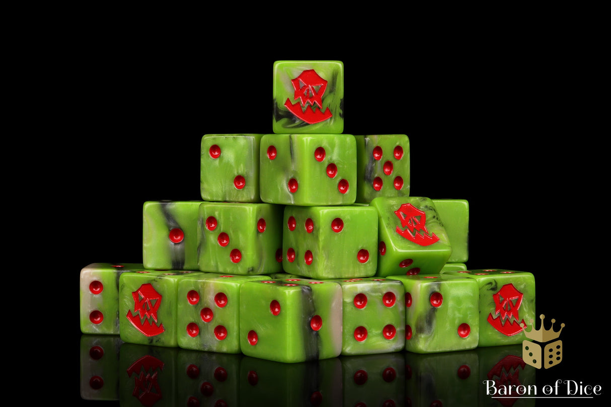 Orc Dice - Red