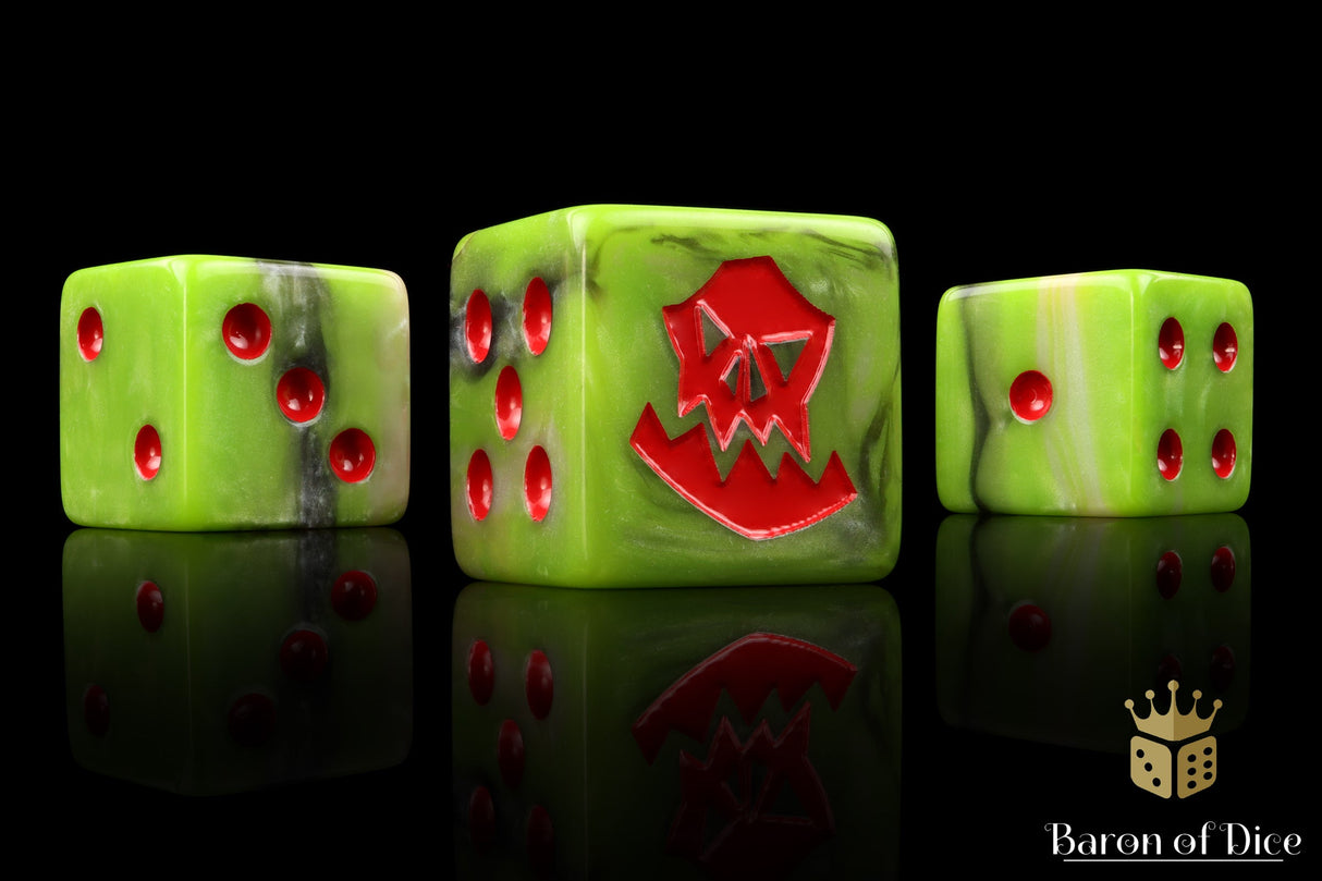 Orc Dice - Red