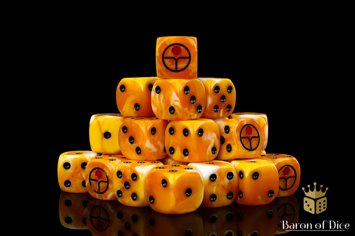 Universal Peace Dice - Ochre