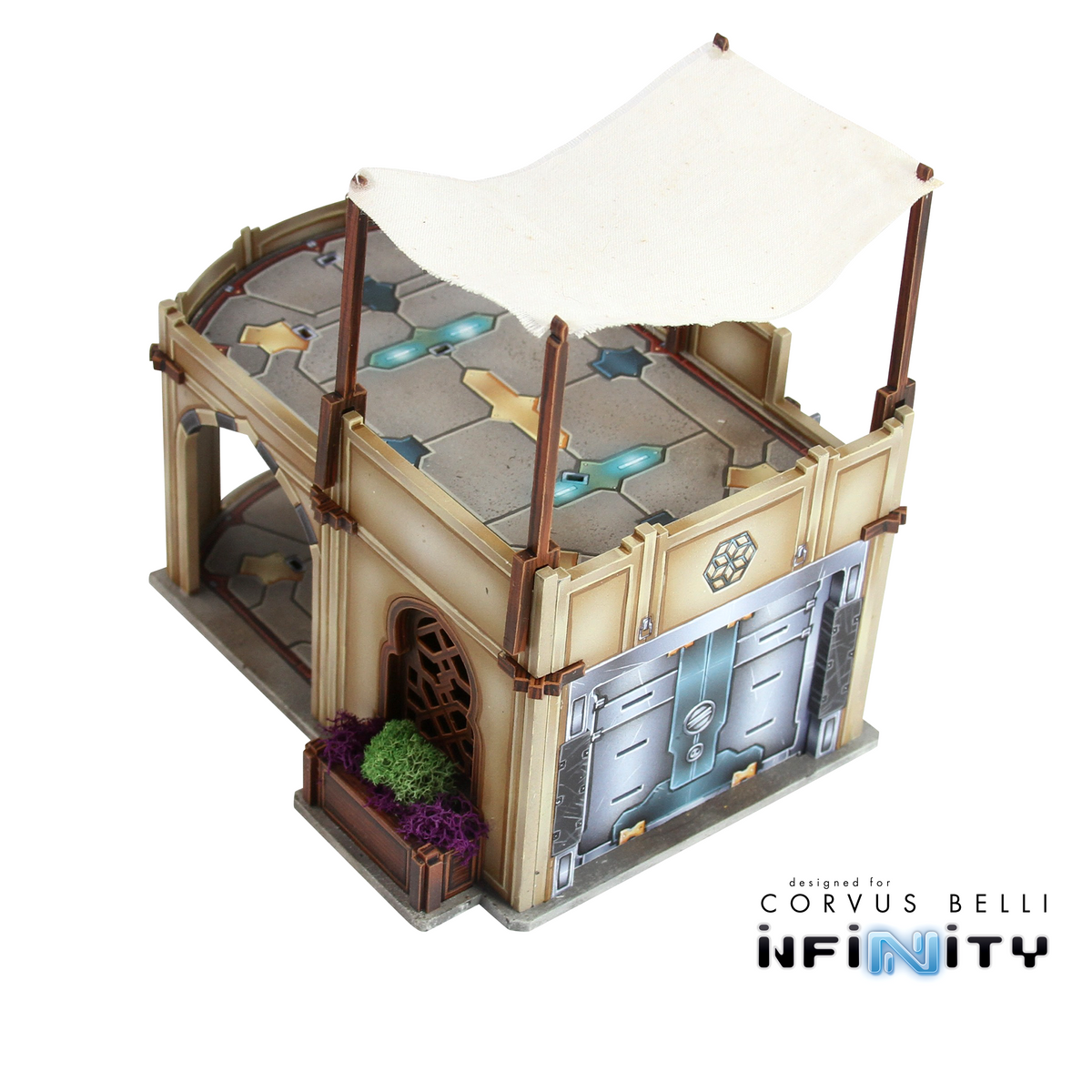 Alcazaba Utility Buildings — Bare MDF