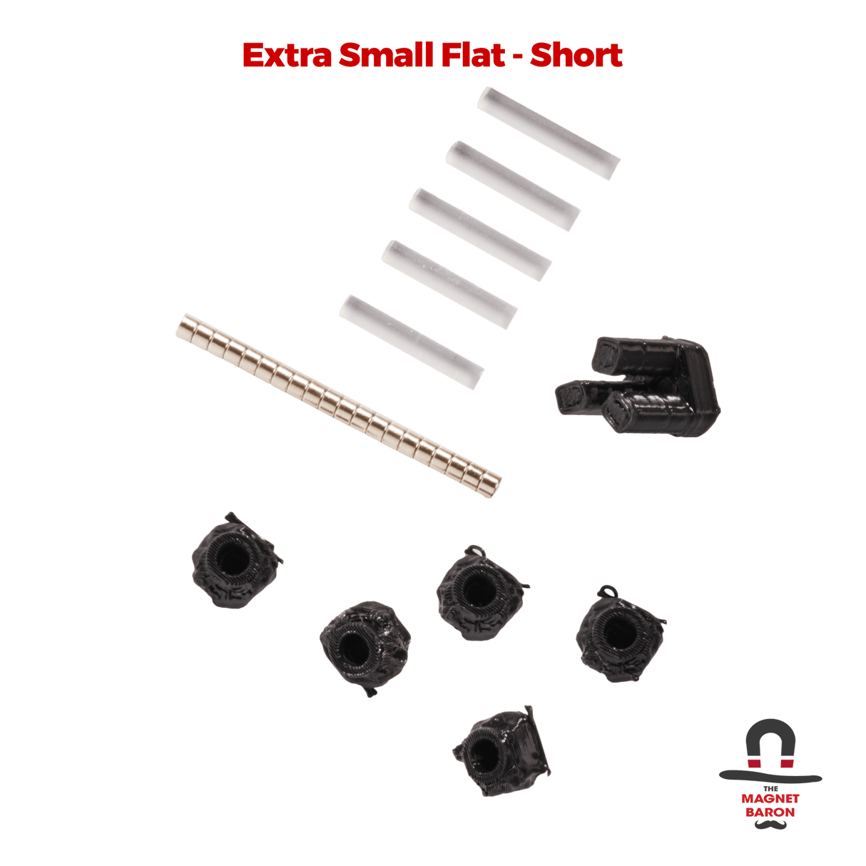 5 Sets Extra Small Flat Magnetic Flight Stands