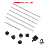 5 Sets Extra Small Flat Magnetic Flight Stands