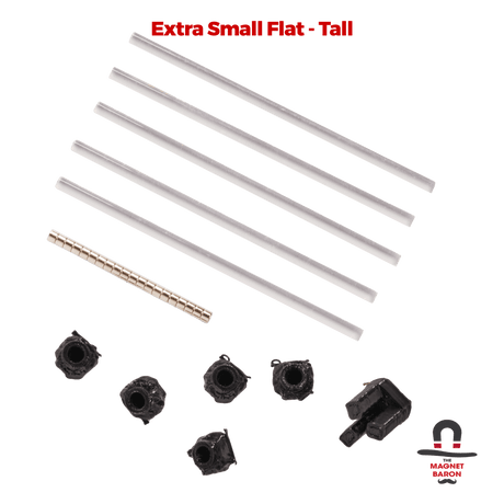 5 Sets Extra Small Flat Magnetic Flight Stands