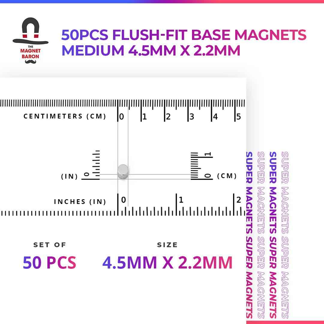 Flush-Fit Base Magnets for Warhammer 40K, Age of Sigmar & The Old World