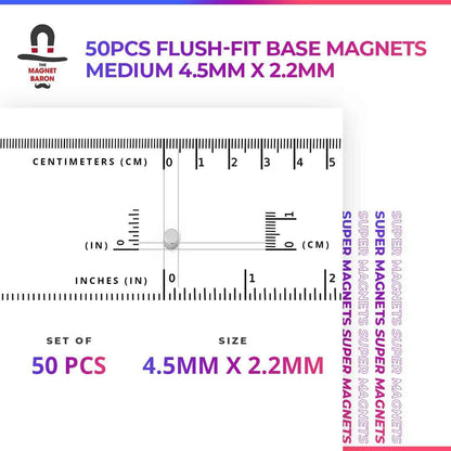 Flush-Fit Base Magnets for Warhammer 40K, Age of Sigmar & The Old World