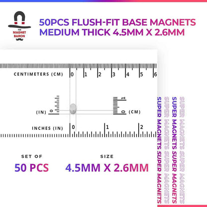 Flush-Fit Base Magnets for Warhammer 40K, Age of Sigmar & The Old World