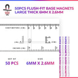 50pcs Flush-Fit Basing Magnets Star Wars Legion Compatible