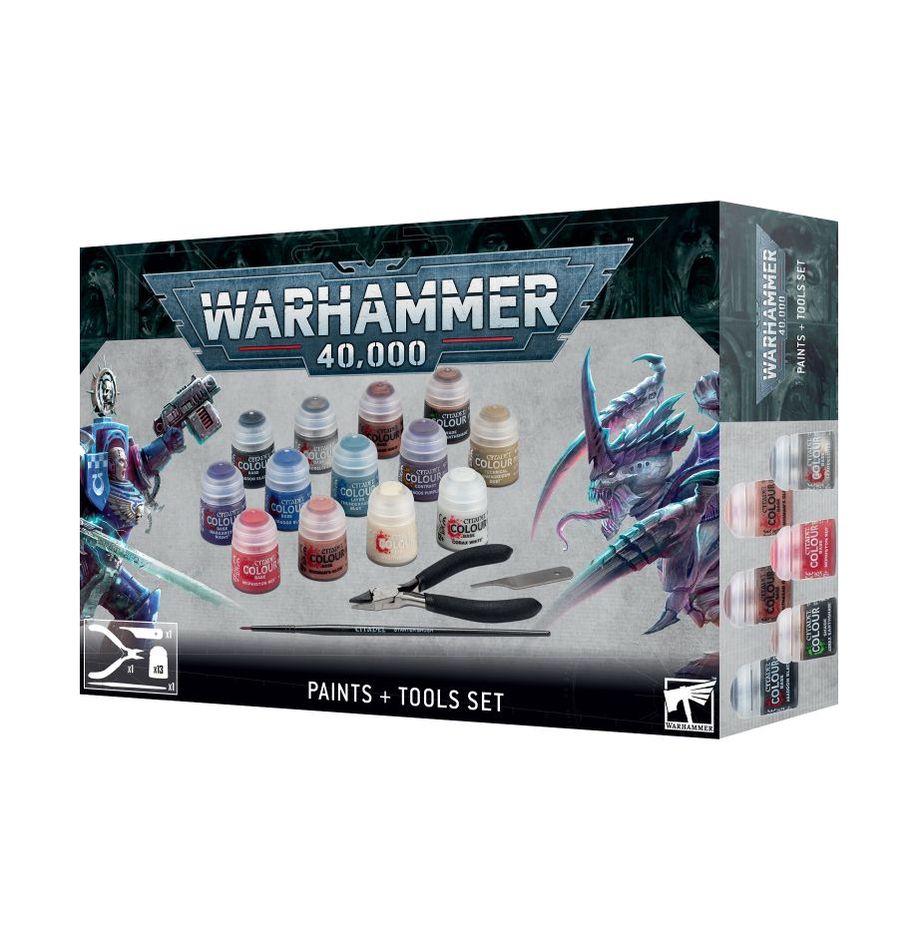Warhammer 40,0000: Paints + Tool Set
