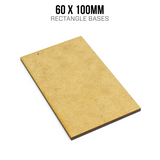 60 x 100mm Rectangle Bases