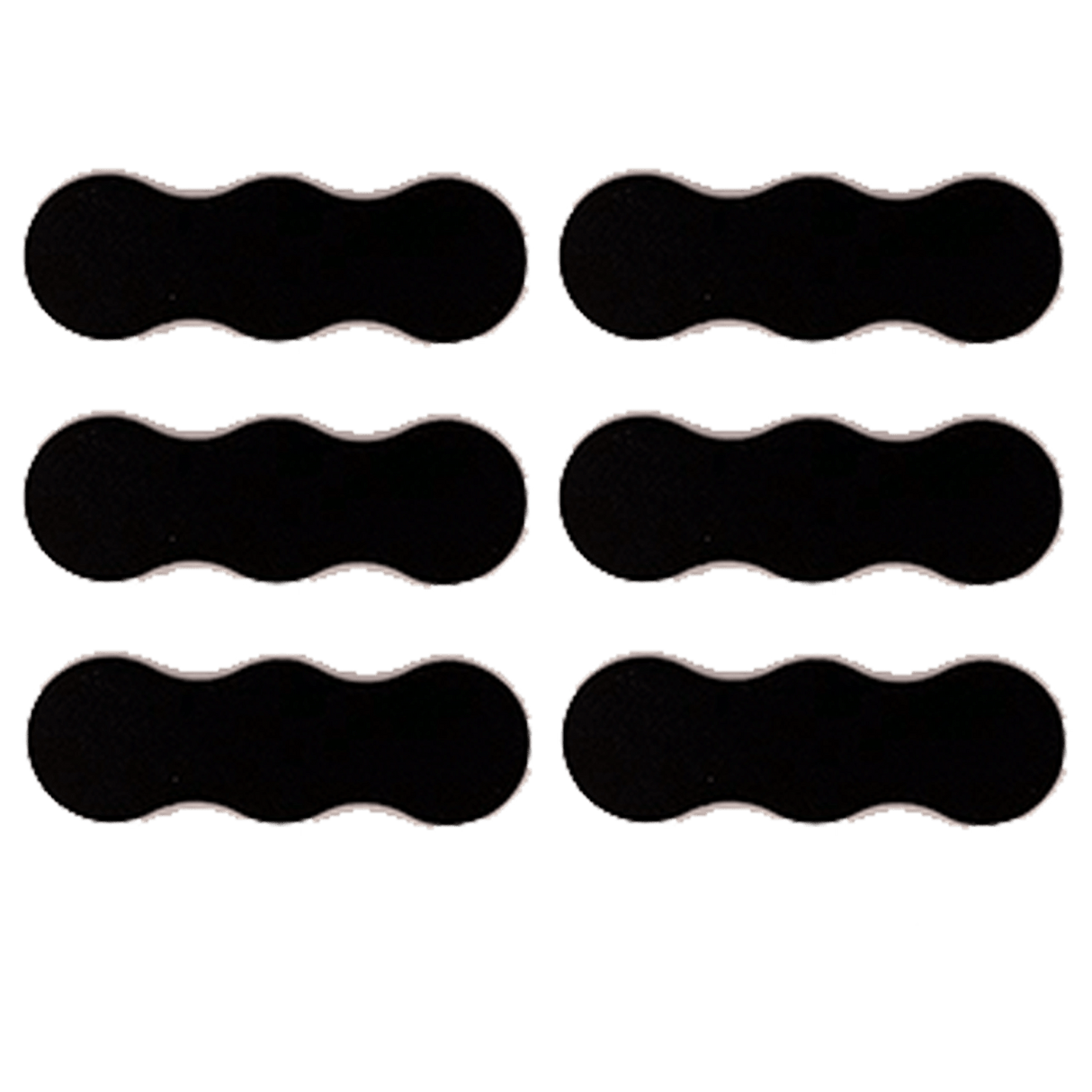 6pcs 3-Man Straight Plasteel & Adhesive Movement Tray