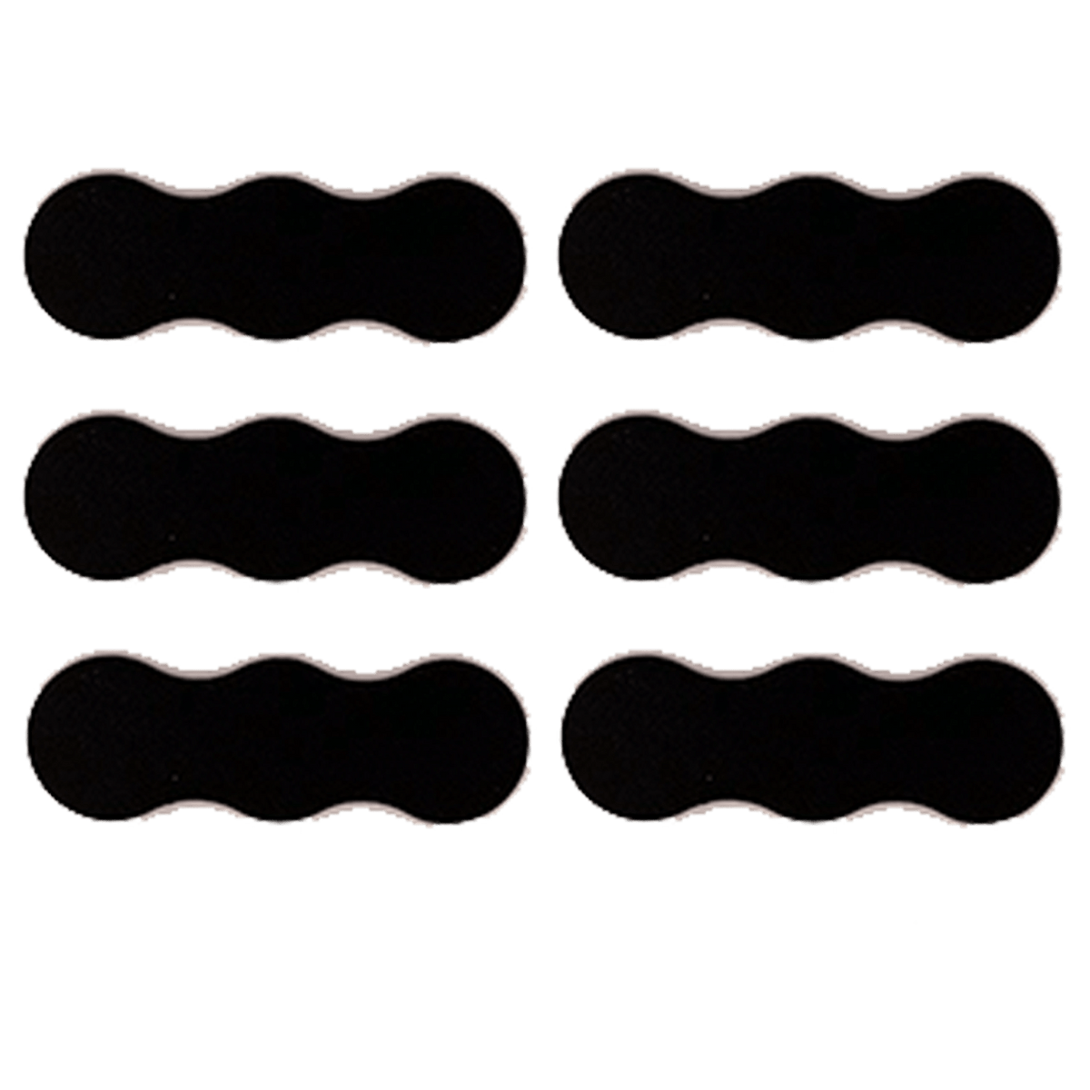 6pcs 3-Man Straight Plasteel & Adhesive Movement Tray